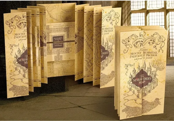 Replica the noble collection harry potter mapa del merodeador