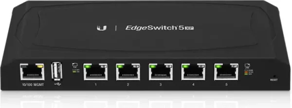UBIQUITI TOUGH SWITCH 5 PUERTOS 10/100/1Gbit PoE