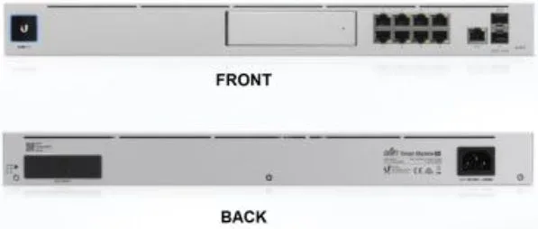 Router Ubiquiti Udm-Pro Todo en Uno: Router Switch Wificontrol Videorec Gateway
