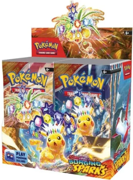 Juego de cartas pokemon tcg (eu) sv08 boosters -  36 ct display