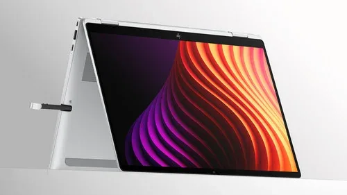 HP EliteBook X Flip G2i 14 inch Notebook Next Gen AI PC Wolf Pro Security Edition Copilot+ PC Intel Core Ultra 7 356H Híbrido (2-en-1) 35,6 cm (14") Pantalla táctil WUXGA 32 GB LPDDR5x-SDRAM 1 TB SSD Wi-Fi 7 (802.11be) Windows 11 Pro Plata