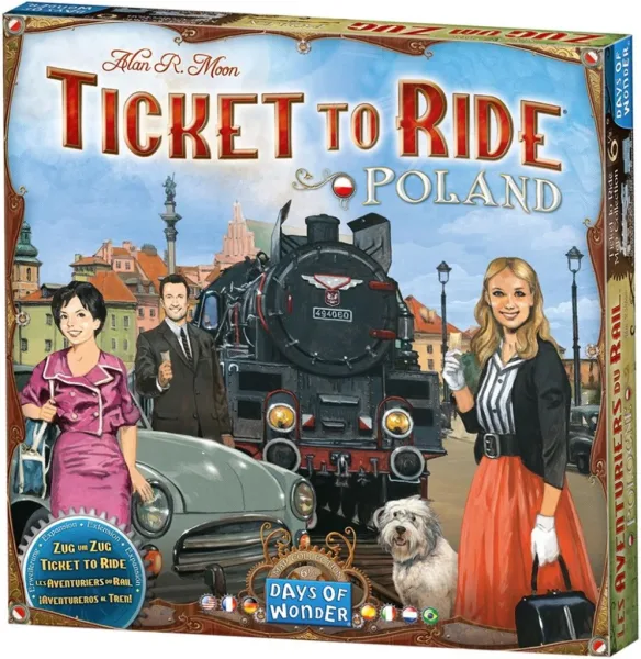 Juego de mesa aventureros al tren polonia pegi 8