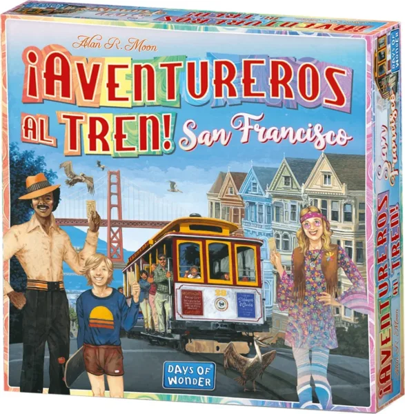 Juego de mesa aventureros al tren san francisco pegi 8