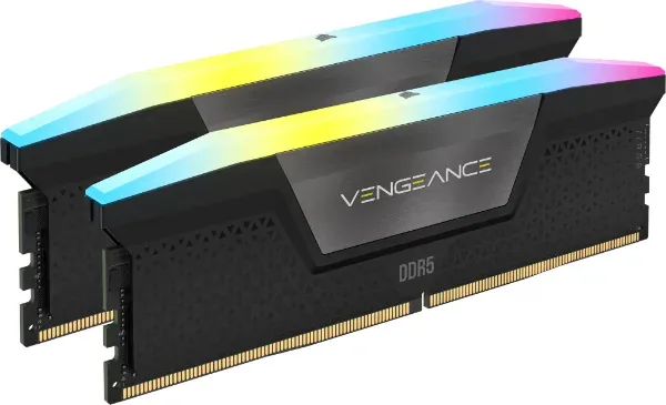 DDR5 32 GB(2X16KIT) 5600 VENGEANCE RGB BLACK CORSAIR