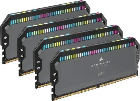 Memoria Corsair DDR5 64GB 4X16GB Pc5600 Dominator Platinum RGB Cmt64Gx5M4B5600Z36