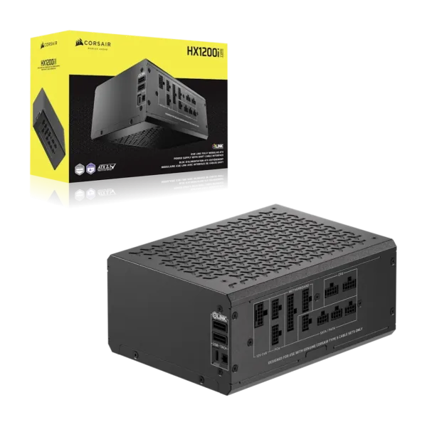 FUENTE ALIM. MODULAR CORSAIR ATX 3.1 PCIe 5.1 HX1200i 1200W CIBENETICS PLATINUM