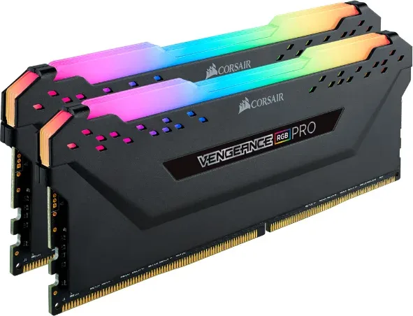 DDR4 32 GB(2X16KIT) 3200 VENGEANCE PRO BLACK RGB LED CORSAIR