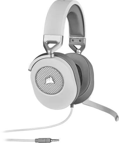 Corsair HS65 SURROUND Auriculares Alámbrico De mano Juego Blanco