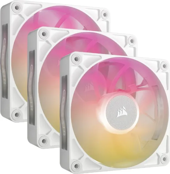 VENTILADOR AUXILIAR RX120 ICUE LINK MAX RGB 120MM WHITE TRIPLE PACK CORSAIR