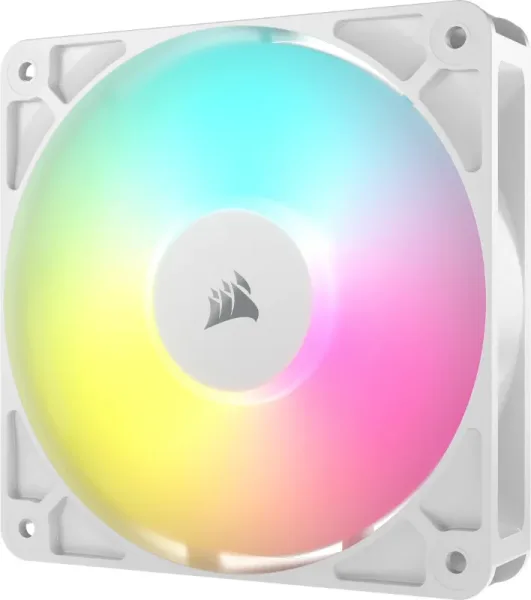 VENTILADOR AUXILIAR RS120 A-RGB 120MM WHITE SINGLE PACK CORSAIR