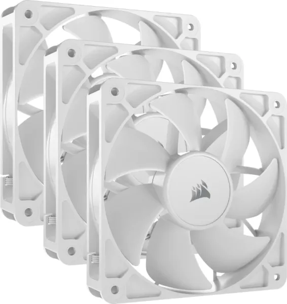 VENTILADOR AUXILIAR RS120 120MM WHITE TRIPLE PACK CORSAIR