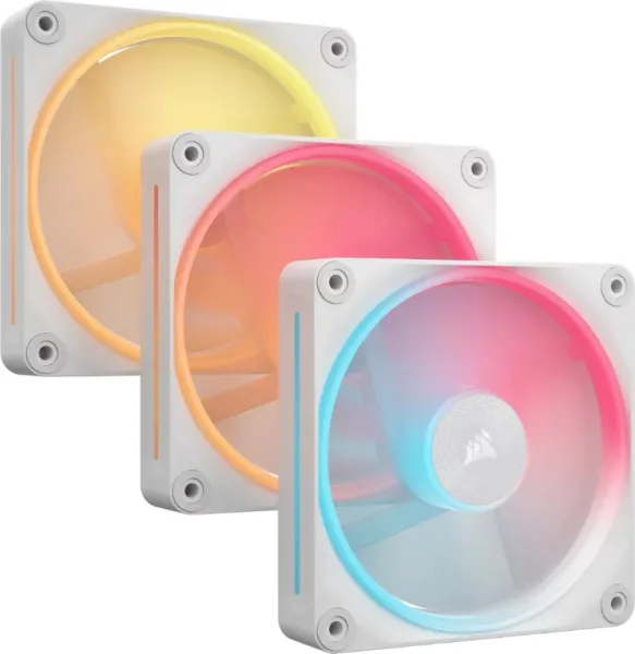 VENTILADOR AUXILIAR LX120-R ICUE LINK RGB 120MM WHITE TRIPLE PACK CORSAIR