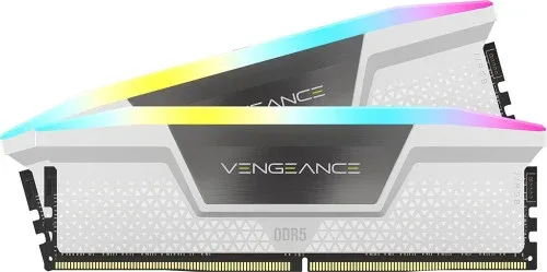 Memoria Corsair DDR5 32GB 2X16GB Pc6200 Vengeance RGB Blanca Cmh32Gx5M2B6200C36W