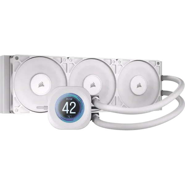 REFRIGERACION LIQUIDA NAUTILUS RS LCD 360 WHITE CORSAIR