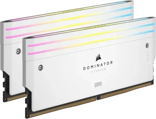 Memoria Corsair DDR5 96GB 2X48GB Pc6000 Dominator Titanium Blanca Cmp96Gx5M2B6000Z30W