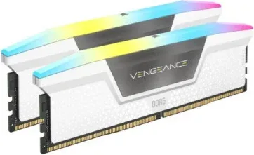 Memoria Corsair DDR5 32GB 2X16GB Pc6400 Vengeance RGB Blanca Cmh32Gx5M2B6400Z36W
