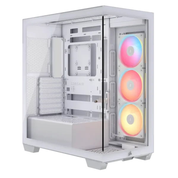 Corsair Midi Tower 3500X LXR LINK TG Blanco
