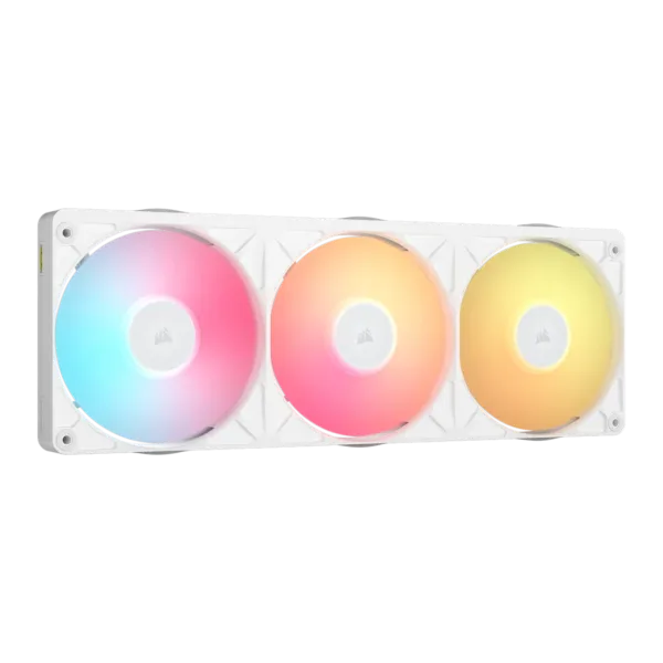 Ventilador Caja Corsair Rx Ii RGB Series Icue Link Rx360 Ii Unified Frame RGB White 360Mm RGB Fan Triple Fan Co-9051062-Ww