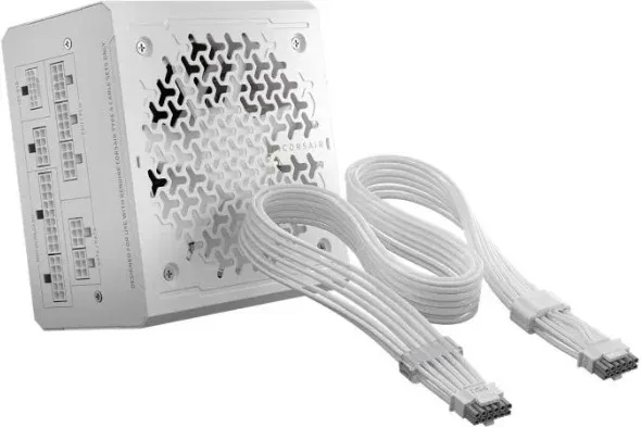 FUENTE ALIM. MODULAR CORSAIR ATX 3.1 PCIe 5.1 RM1000e 1000W WHITE PLATINUM
