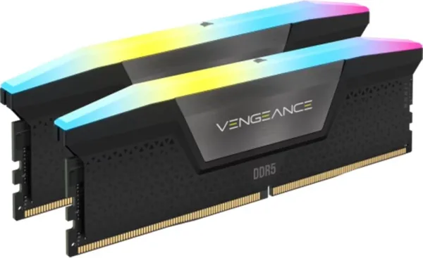 Memoria RAM DDR5 32gb 2x16gb corsair vengeance RGB - 6000mt - s - pc5 - 48000 - cl38