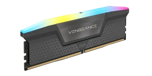 Memoria Corsair DDR5 16GB 1X16GB Pc6000 Vengeance RGB Gris Cmh16Gx5M1D6000Z38