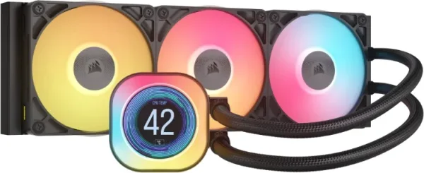 REFRIGERACION LIQUIDA ICUE LINK TITAN 360 RX LCD AIO BLACK CORSAIR