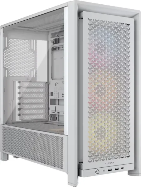 Caja Semitorre Atx Frame 4000D Rs ARGB White Corsair