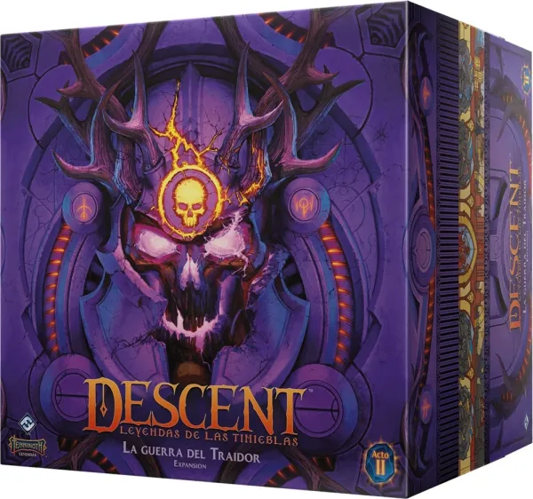 Juego de mesa descent: la guerra del traidor edad recomendada 14 años