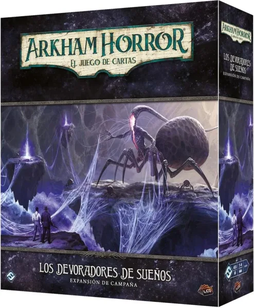 Juego de mesa arkham horror lcg los devoradores de sueños expansion campaña edad recomendada 14 años