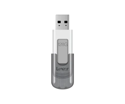 Lexar JumpDrive V100 unidad flash USB 128 GB USB tipo A 3.2 Gen 1 (3.1 Gen 1) Gris, Blanco