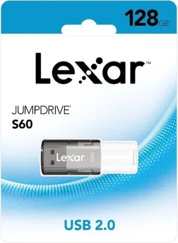LEXAR 128GB JUMPDRIVE S60 USB 2.0 FLASH DRIVE