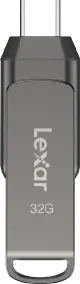 Lexar JumpDrive LJDD400032G-BNQNG unidad flash USB 32 GB USB Tipo C 3.2 Gen 1 (3.1 Gen 1) Gris