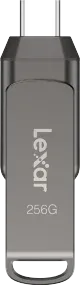 Lexar JumpDrive LJDD400128G-BNQNG unidad flash USB 128 GB USB Tipo C 3.2 Gen 1 (3.1 Gen 1) Gris