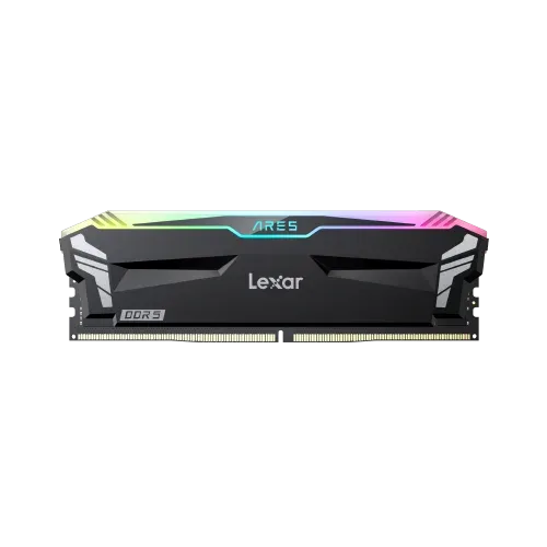 Lexar Memoria Ares DDR5 32GB (2X16GB)   6800 Cl34 1.4V  Heatsink  RGB Dual Pack Black  Ld5U16G68C34La-Rgd