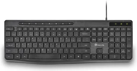 NGS SPECTRA (QUERTY, ES) teclado Hogar / Oficina USB QWERTY Español Negro