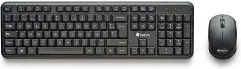 NGS HARMONY KIT (QUERTY, ES) teclado Ratón incluido Universal RF inalámbrico QWERTY Español Negro