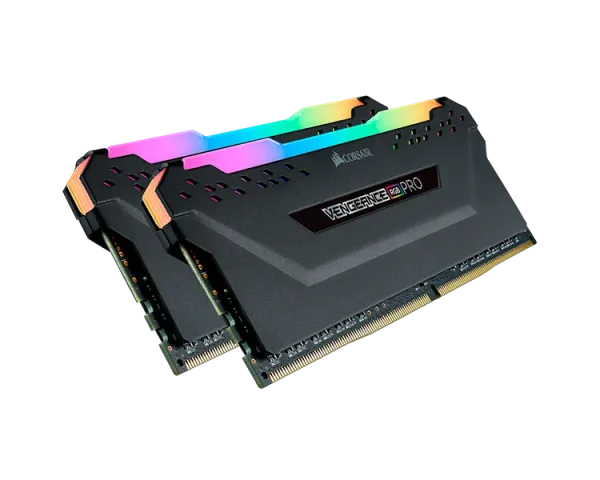 DDR4 32 GB(2X16Kit) 2666 Vengeance Pro Black RGB LED Corsair