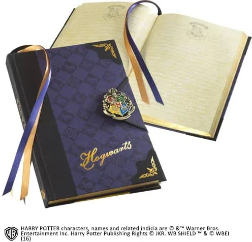 Libreta diario the noble collection harry potter hogwarts cierre especial