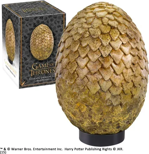 Réplica the noble collection juego de tronos huevo de dragon viserion 20.32 cm