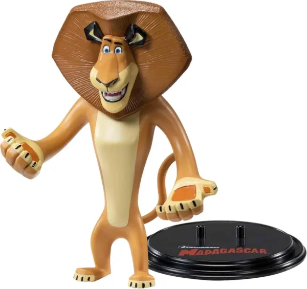 Figura the noble collection bendyfigs cine madagascar alex flexible