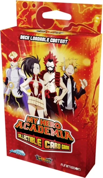 Juego de cartas my hero academia deck loadable content crimson rampage