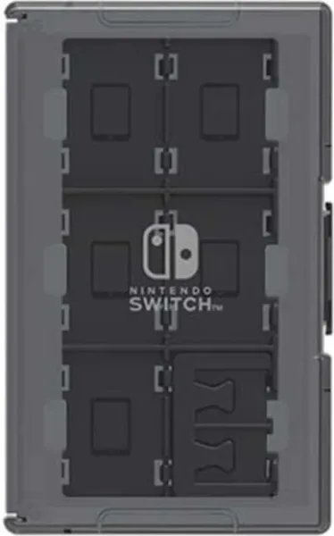 Estuche hori nintendo switch negro separador -  10 cartuchos -  rigida