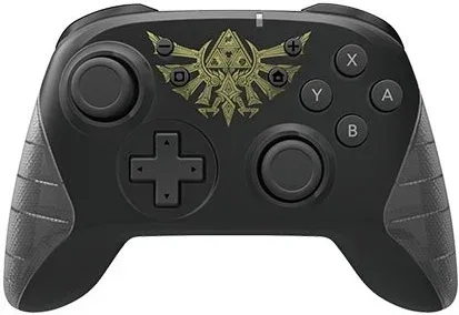 Gamepad hori wireless zelda negro para nintendo switch - inalambrico