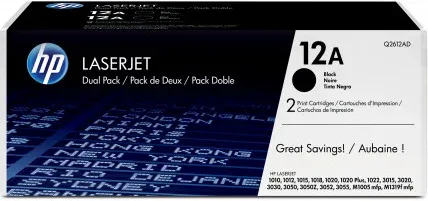 Hp 12A Toner Hp12A Negro (Q2612Ad)