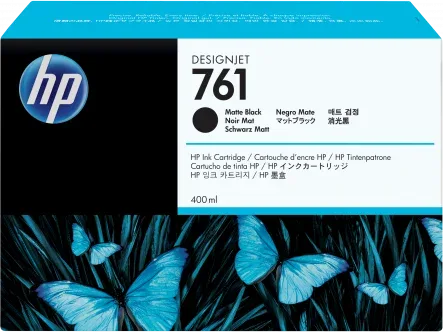 Hp 761 Cartucho de Tinta Hp761 Negro (Cm991A)