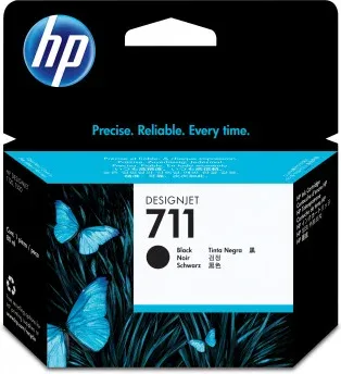 Hp 711 Cartucho de Tinta Hp711 Negro (Cz133A)