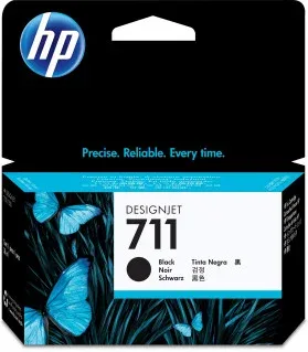 HP Cartucho de tinta DesignJet 711 negro de 38 ml