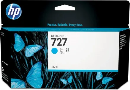 HP Cartucho de tinta DesignJet 727 cian de 130 ml