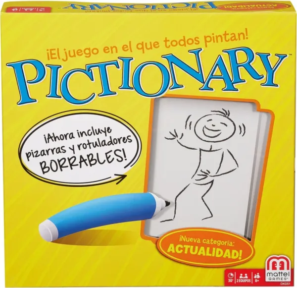 Juego mattel games pictionary original en castellano pegi 8