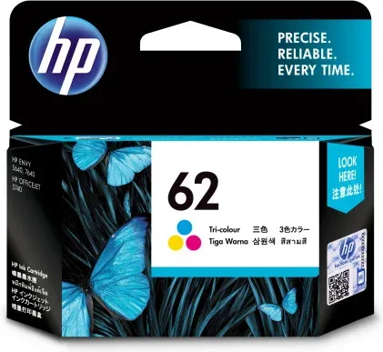 Hp 62 Cartucho de Tinta Hp62 Tricolor (C2P06Ae)